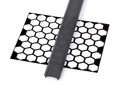 Capac Basic PMMA Negru pentru profil de aluminiu - 2m