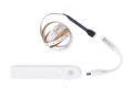 Set bandă LED 5V 1m - RGB + controler cu senzor de mișcare și de crepuscular pentru baterii AAA