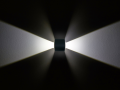 Lampă de fațadă - Aplică de grădină LED Kreon rotund 2x3W - Negru - Alb neutru (4500K)