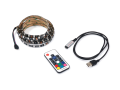 Set bandă LED 5V 3m - controler RGB + USB cu telecomandă RF pentru iluminarea de fundal a televizorului