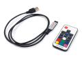 Set bandă LED 5V 3m - controler RGB + USB cu telecomandă RF pentru iluminarea de fundal a televizorului