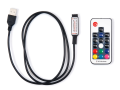 Set bandă LED 5V 3m - controler RGB + USB cu telecomandă RF pentru iluminarea de fundal a televizorului