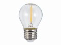 Set: Ghirlandă grădină 10m 10xE27 + 10x Bec cu LED E27 1.3W filament