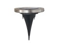Lampadar grădină bătut în substrat Solară LED 16xSMD - 4 szt. - Satin - Alb rece (5500K)