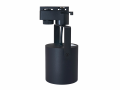 Setul Steka Cubo cu lampă pe șină LED GU10 x4 + șină de cablu 2m - Negru
