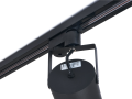 Setul Steka Cubo cu lampă pe șină LED GU10 x4 + șină de cablu 2m - Negru