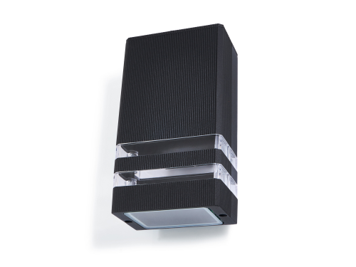 Lampă de fațadă - aplică de grădina - corp de iluminat exterior GU10 LED Inez - Negru