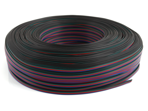 Cablu 4PIN x 0,35 pentru bandă LED RGB și alte dispozitive electrice 200m