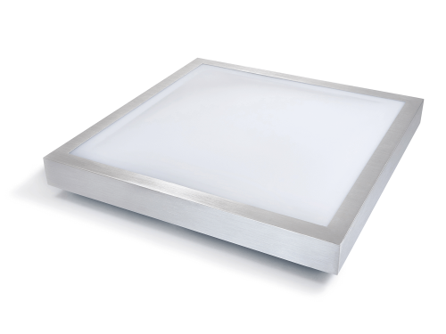 Plafonieră pătrat montată pe zid 2xE27 Vital – Argintiu