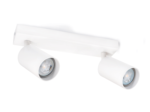 Corp de iluminat cu halogen montat pe zid de perete și tavan LED Spoti x2 - Alb