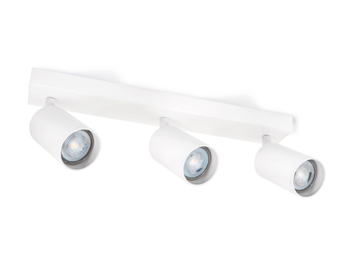 Corp de iluminat cu halogen montat pe zid de perete și tavan LED Spoti x3 - Alb