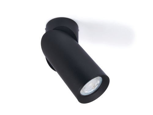 Corp de iluminat cu halogen montat pe zid de perete și tavan LED Rita x1 - Negru