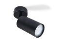 Corp de iluminat cu halogen montat pe zid de perete și tavan LED Kivi x1 - Czarna