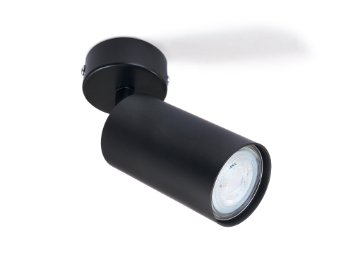Corp de iluminat cu halogen montat pe zid de perete și tavan LED Kivi x1 - Czarna