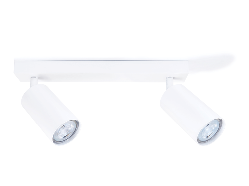 Corp de iluminat cu halogen montat pe zid de perete și tavan LED Kivi x2 -Alb