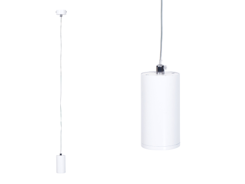 Lampă tavan suspendată din seria Moderne & Scandi: Agi 5.4x10cm GU10 – Alb