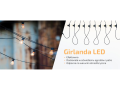 Ghirlanda luminoasă pentru grădină - lămpi de grădină 20m 20xE27