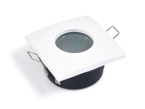 Corp de iluminat halogen fix încastrat din aluminiu IP44 LED OH35 - Alb