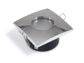Corp de iluminat halogen fix încastrat din aluminiu IP44 LED OH35 - Crom
