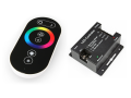 Controler radiofrecvență (RF) RF-T1-001 pentru benzi LED RGB - Negru