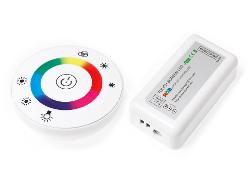 Controler radiofrecvență (RF) RF-T1-002 pentru benzi LED RGB - Alb