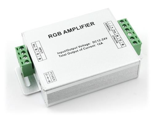 Amplificator de semnal pentru bandă LED LA-3CH 12A 144W - RGB