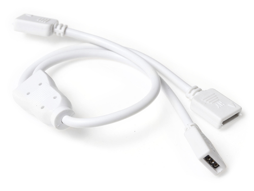 Conector CN-19: bandă LED 10mm RGB - splitter 2x