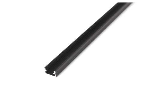 Profil de aluminiu A pentru benzile LED - Negru - 1m