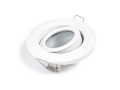 Corp de iluminat halogen mobil încastrat din aluminiu IP44 LED Satino Aqua - Alb