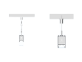 Profil de aluminiu Claro pentru benzile LED - Alb - 2m 