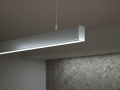 Profil de aluminiu Claro pentru benzile LED - Alb - 1m 
