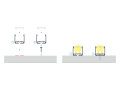 Profil de aluminiu DILEDA pentru benzile LED - Alb - 2m