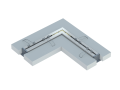 Profil de aluminiu inDILEDA pentru benzile LED - Argintiu anodizat - 2m