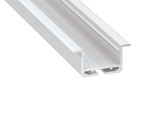 Profil de aluminiu inSILEDA pentru benzile LED - Alb - 1m