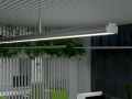 Profil din aluminiu SILEDA pentru benzi LED - Alb lăcuit - 1m