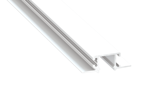 Profil de aluminiu MONO pentru benzile LED - Alb - 1m 