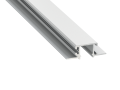 Profil de aluminiu MONO pentru benzile LED - Argintiu anodizat - 2m