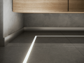 Profil de aluminiu RUNO pentru benzile LED - Argintiu anodizat - 2m