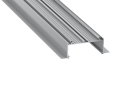 Profil de aluminiu SORGA pentru benzile LED - Anodizat argintiu - 1m