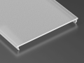 Capac Superwide PMMA Frosted Lăptos pentru profil de aluminiu - 2m