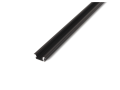 Profil de aluminiu B pentru benzile LED - Negru - 1m