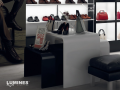 Profil de aluminiu B pentru benzile LED - Negru - 1m