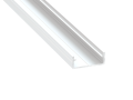 Profil de aluminiu DUAL pentru benzile LED - Alb - 2m