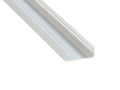 Profil de aluminiu DUAL pentru benzile LED - Argintiu brut - 2m