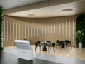 Profil de aluminiu W pentru benzile LED - Negru - 1m