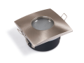 Corp de iluminat halogen fix încastrat din aluminiu IP44 LED OH35 - Satin