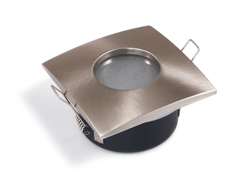 Corp de iluminat halogen fix încastrat din aluminiu IP44 LED OH35 - Satin
