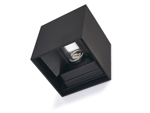 Lampă de fațadă - aplică de grădina - corp de iluminat exterior G9 LED Kioto - Negru