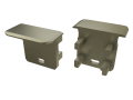 Obturator pentru profil W cu capac Basic cu orificiu - Inox