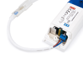 Set bandă LED 24V | 2835 | 120LED  | 2m | IP67 | NEON | 4500K + alimentator 24V 24W + Ștecher cu cablu de alimentare 1.9m